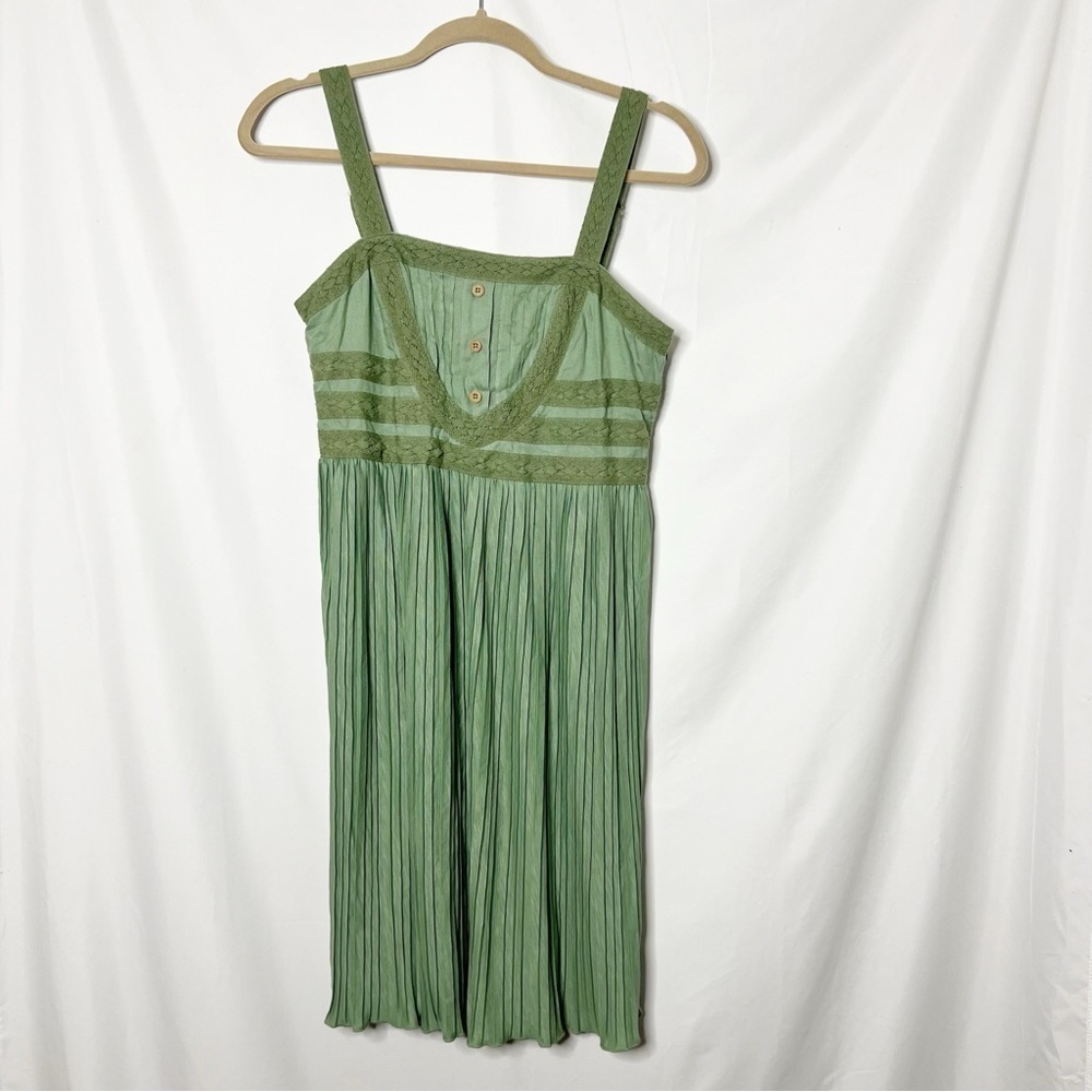 NEW with tags Matilda Jane X Joanna Gaines Green Lace Detail Dress